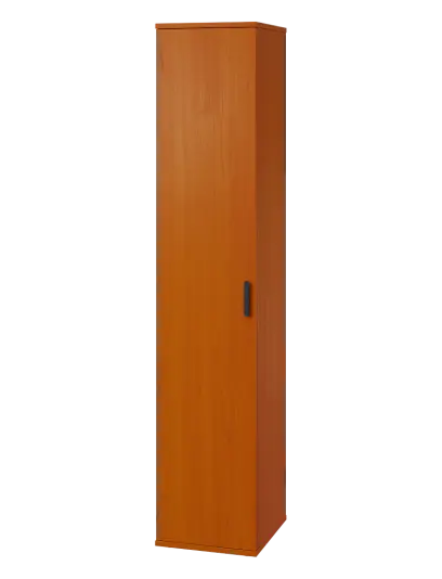 LN 5 - 3D kancelářská skříň, 1-dveřová, levá, 1822x360x400, třešeň šumavská